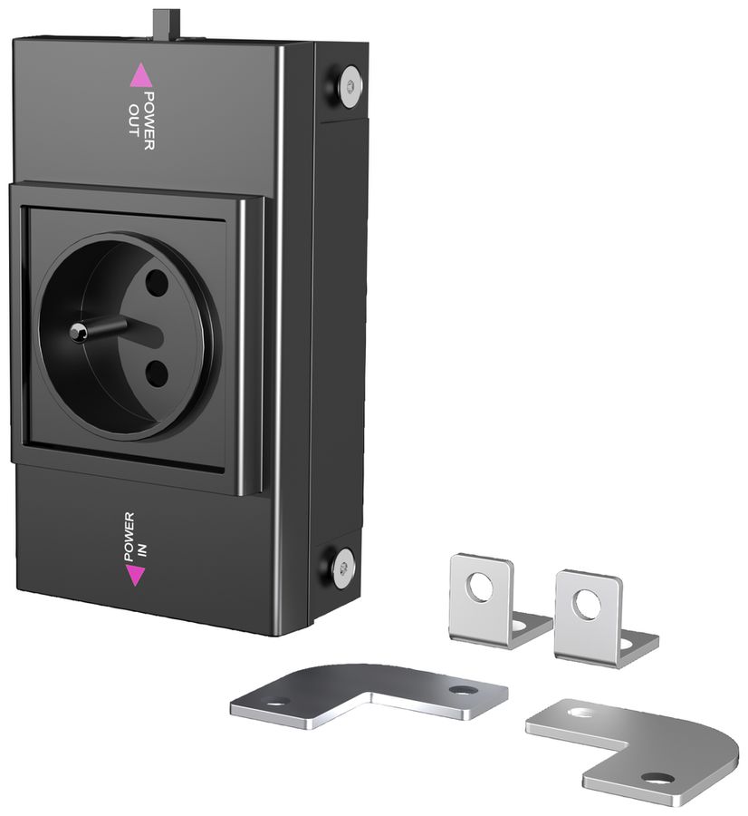 Steckdosenleiste Rittal SZ 2500.712 für LED-Systemleuchte 240VAC 1×CEE7/5