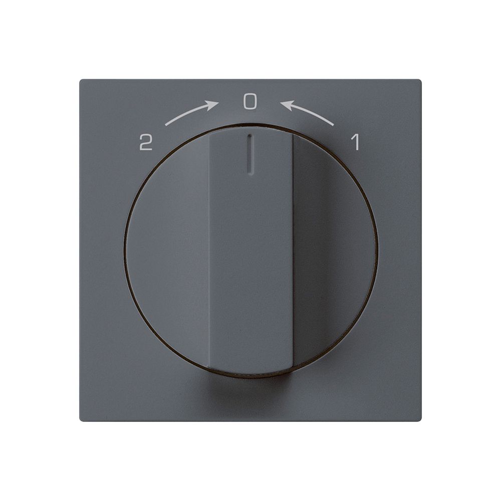 Frontset für SchwenkTaster anthrazit 60×60mm kallysto 1->0<-2