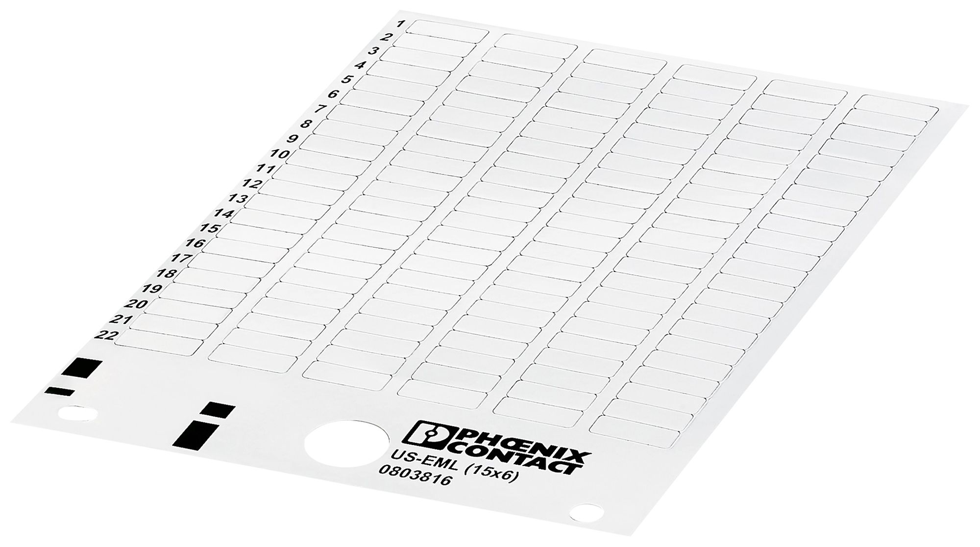 Etichetta PX US-EML (15X6) autoadesivo 15×6mm bianco