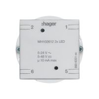 Einsatz zu Universaltaster 2× Hager mit LED Bauart E