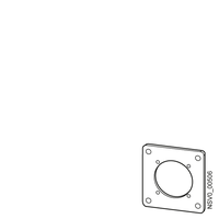 BD2-APM ADAPTERPLATTE AUSSCHNITT 44MM