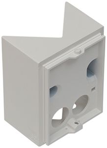 Support d'angle SG Echo aluminium 101×80×50mm blanc