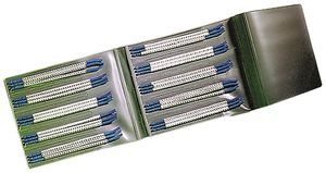 Schnapptüllen-Set Plica STD, für 0.5…0.7mm² Ø1.4…1.8mm Aufdruck: '0…9', weiss