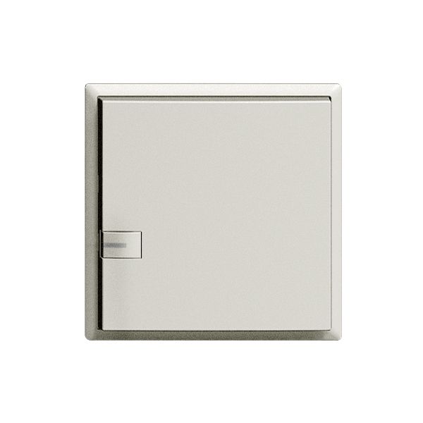 Kit frontal ON-OFF 1c/1t avec LED ZEP 60×60mm gris clair