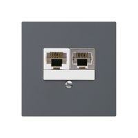 UP-Dose kallysto 2×RJ45s+u getrennt anthrazit