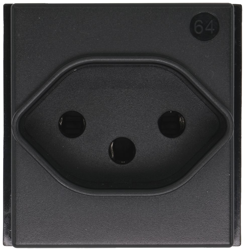 Steckdose Living Now Typ 13 2 Module schwarz