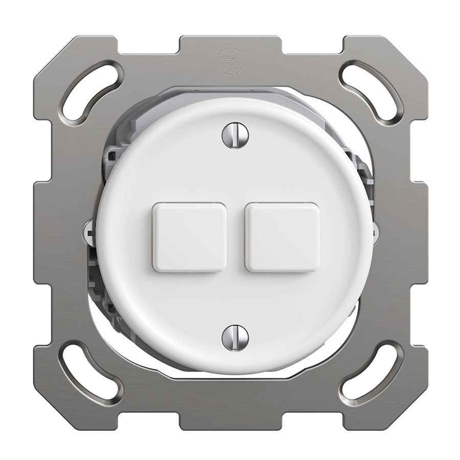 UP-Druckschalter 2K/2T WLAN Sdue Wiser weiss