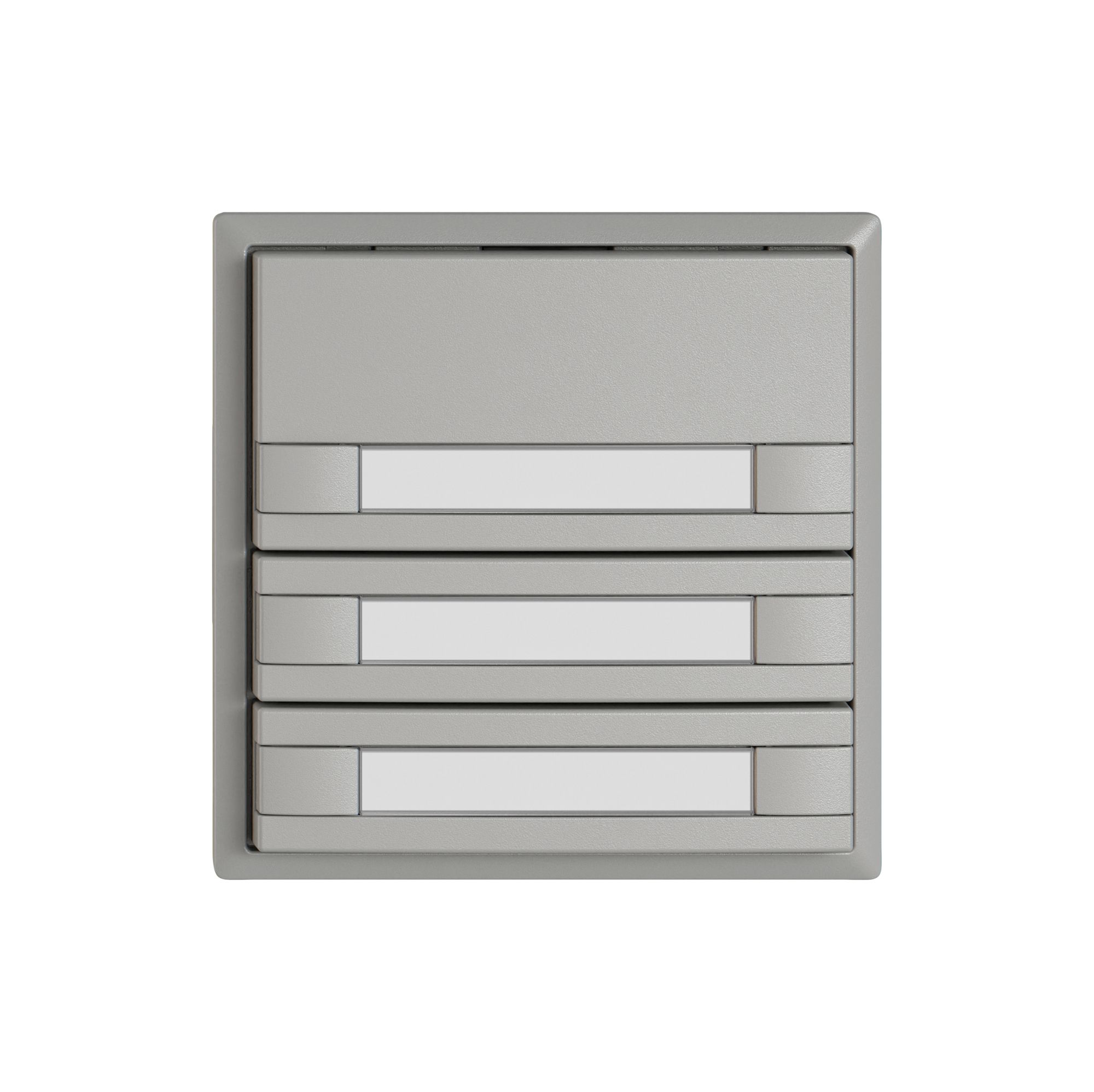 Pulsante KNX RGB EDIZIO.liv SNAPFIX® sensore temp.s.LED targ.3× com.2T grc