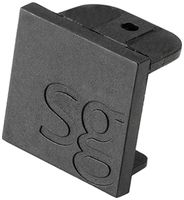 Endkappe SG Zip 24×22×15mm Kunststoff schwarz