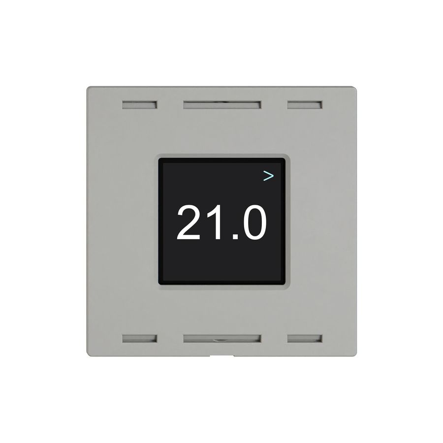 Bedienaufsatz zu Raumtemperatursensor EDIZIO.liv Wiser SNAPFIX® hellgrau