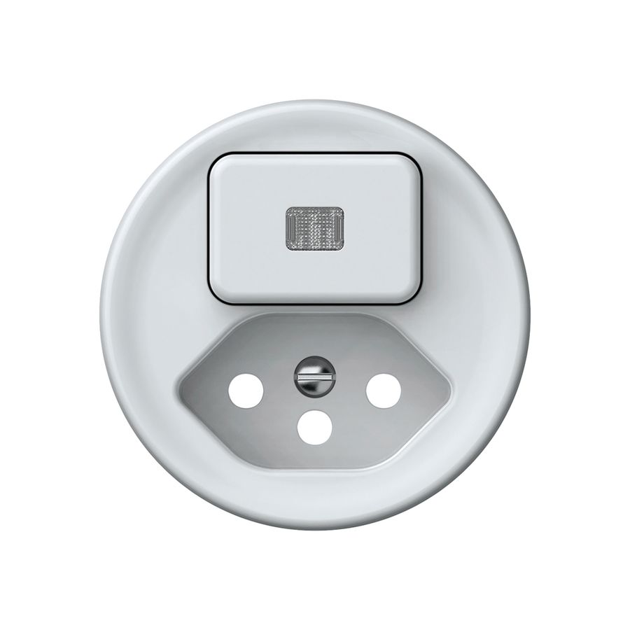 Kit frontale origin combinazione bottone luminoso + T13 60×60mm bi