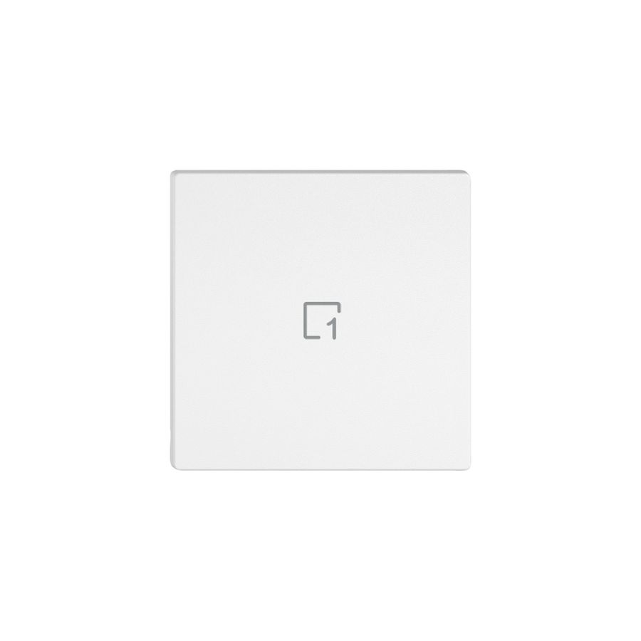 Taste 1/1 EDIZIO.liv Wiser mit SNAPFIX® mit Symbol Szene 1 ws