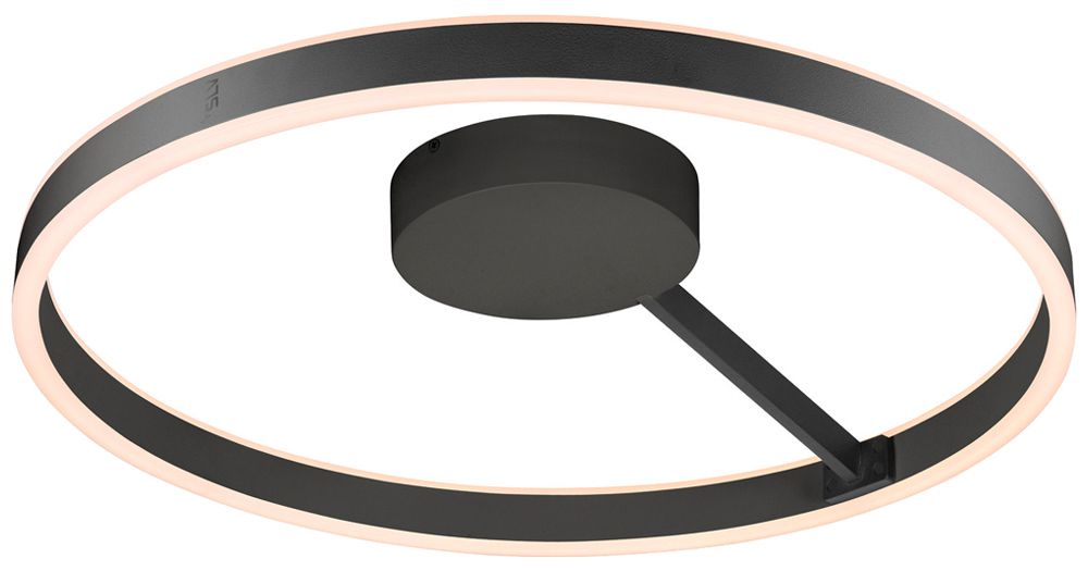 LED-Decken-/Wandleuchte SLV ONE 60 CW 23W 550lm 927/930 DALI Ø600 schwarz