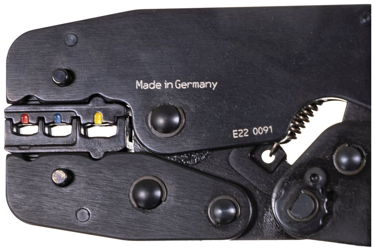 Crimpwerkzeug Ferratec WZ 100/42 3 Profile 0.5…1/1.5…2.5/4…6mm²rt/bl/gb