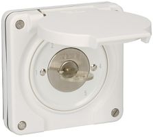 UP-Stufenschalter NEVO 1P, IP55, 1-2-3-4-5, Zyl.1007F, Abz.9h, Plan 5000, ws