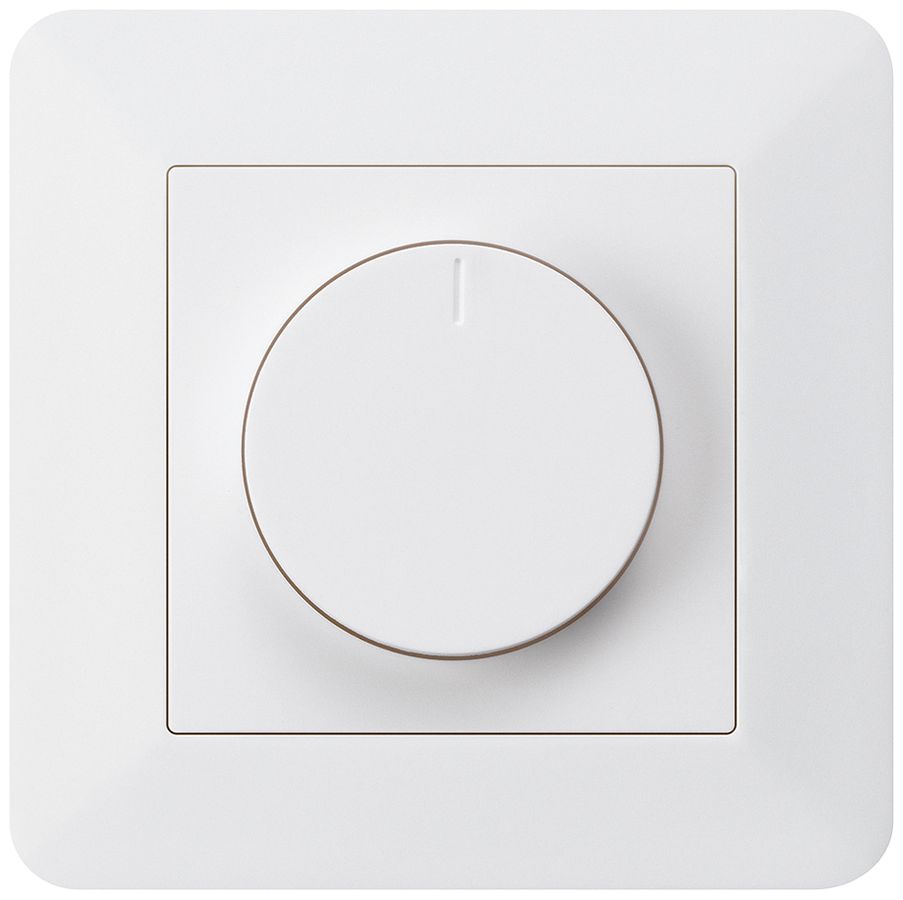 UP-Drehdimmer kallysto.trend Phasenanschnitt 20…500VA weiss
