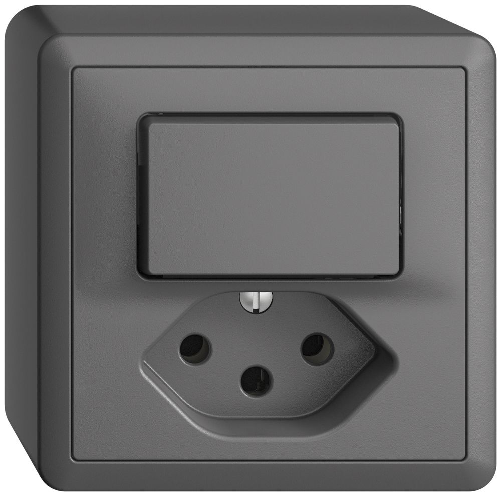 AP-Kombination 3/1P+T13 EDIZIOdue dunkelgrau mit Shutter