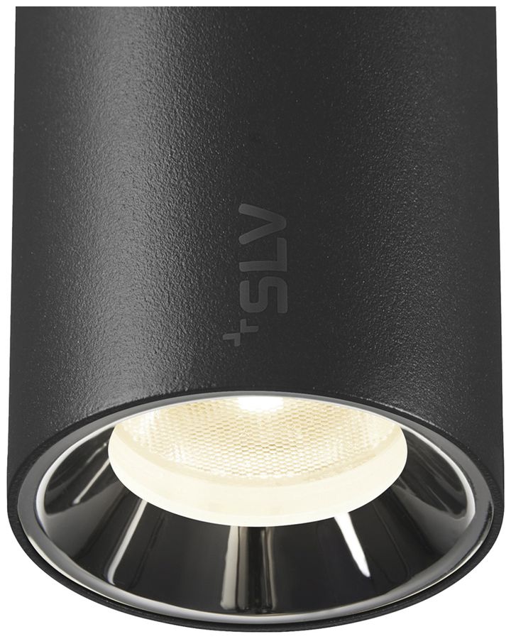 LED-Pendelleuchte SLV NUMINOS XS 48V AD 8.7W 740lm 940 DALI Ø50 schwarz/Silber