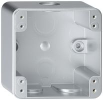 AP-Gehäuse robusto 1×1 alu 86×86×48mm