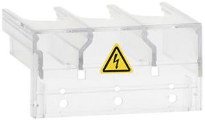 Cache-bornes ABB OTS125T3, für OT100-125F3/FT3, 3 pôles, transparent