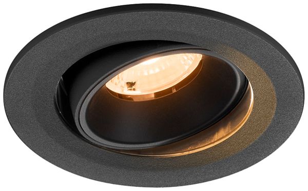 LED-Downlight SLV NUMINOS MOVE S 6.7W 1000lm 2700K MB DALI Ø100×63.5 schwarz