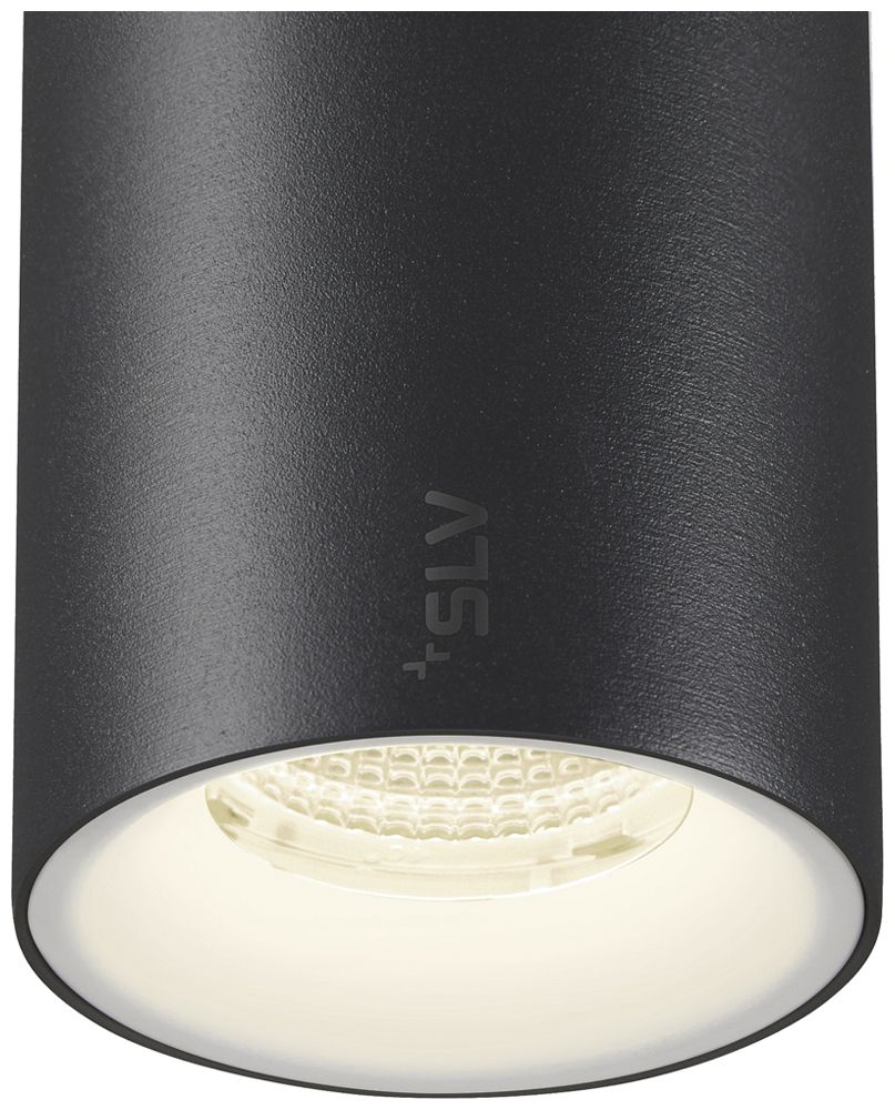Spot LED SLV NUMINOS S 1×16W 1230lm 940 40° DALI 48V AD Ø60mm noir/blanc