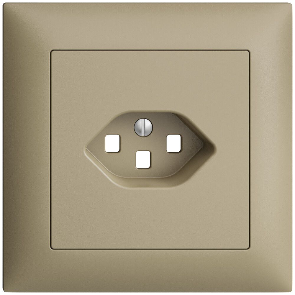 UP-Frontset EDIZIOdue sand 88×88mm 1×T23