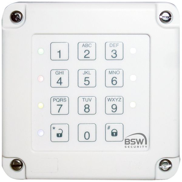 UP-Codetastatur BSW CTL11-12 NUP, proX (EM 4102/01), 1×1, weiss