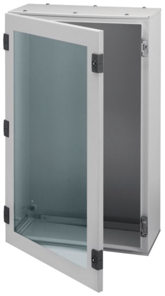 Coffret mural Hager Orion.Plus a.porte 48 mod.2 rangs 16UM 400×400×200mm gr