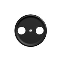 Frontplatte STANDARDdue schwarz für R/TV