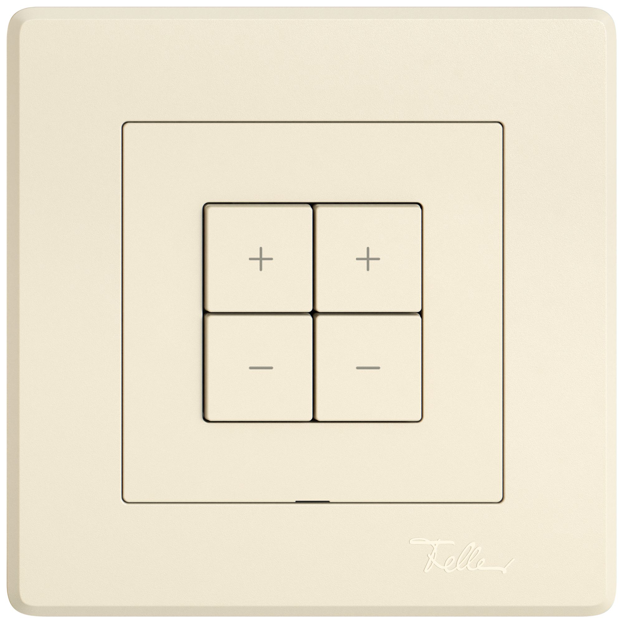 UP-Bedienaufsatz zu Dimmer EDIZIO.liv Wiser SNAPFIX® 2K 4T cr