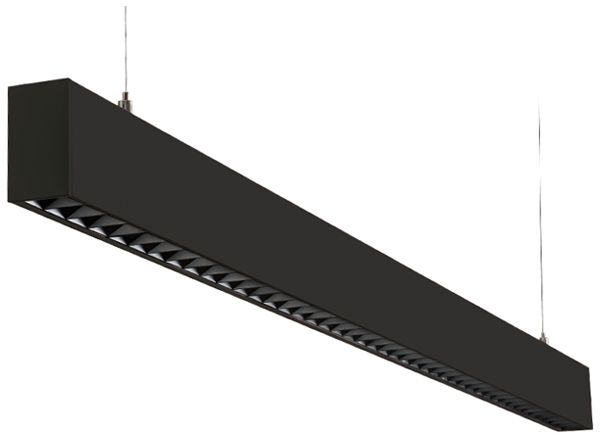 LED-Pendelleuchte SG Inspire 34W 4300lm 4000K dir./indir. 1241mm schwarz