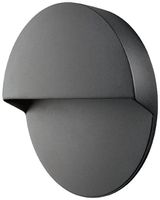 Applique LED SG Arlon Round 10W 790lm 827 IP65 REG Ø270×47mm nero