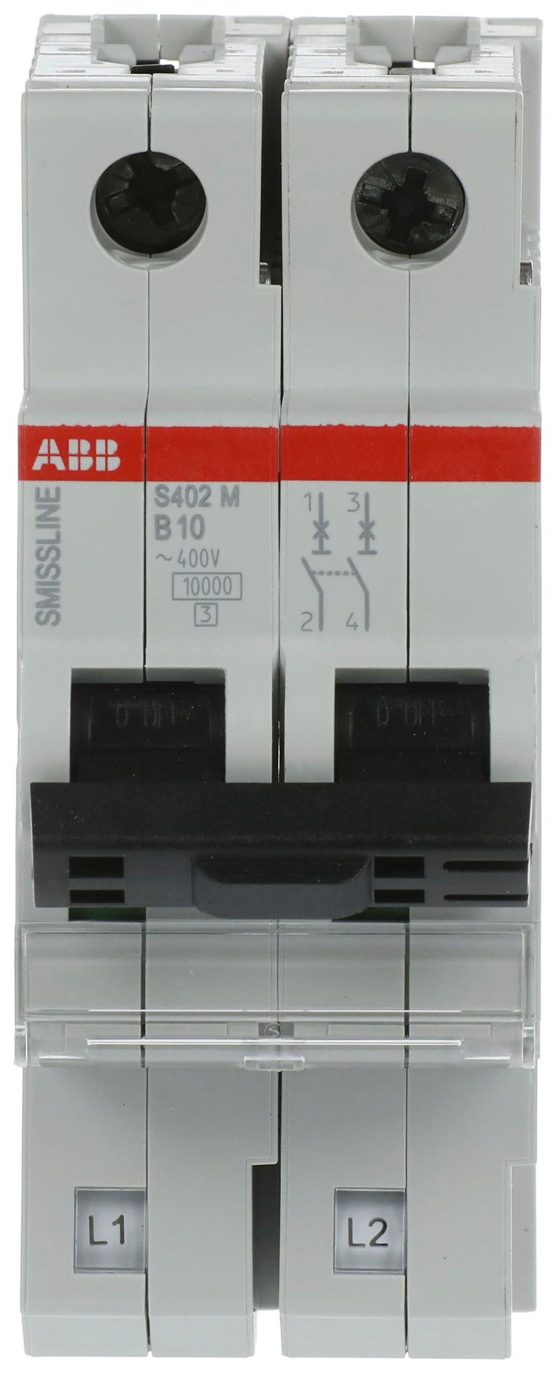 Leitungsschutzschalter SMISSLINE TP S 2×10A B 10kA