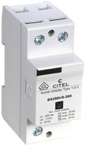 Parafulmine DS 250VG, tipo 1+2+3, 1-poli