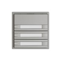 Universaltaster EDIZIO.liv UNI SNAPFIX® m.LED RGB 6× 1-Tbed.Pap.hgu