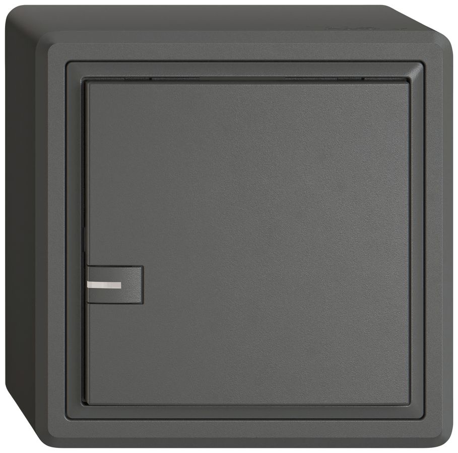 AP-Universaltaster EDIZIO.liv UNI SNAPFIX® m.LED RGB 1× 1-Tbed.dgu