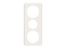 Abdeckplatte 3×1 58-43-58mm weiss