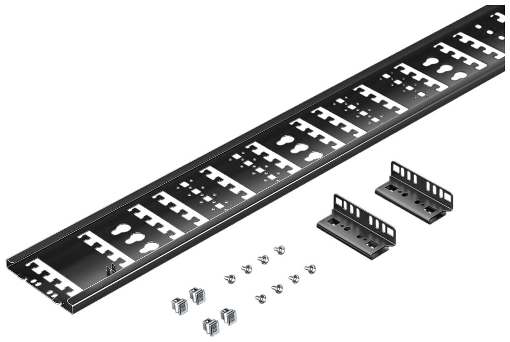 Chemin de câbles Rittal VX 5302.122 39×145×2111mm acier noir
