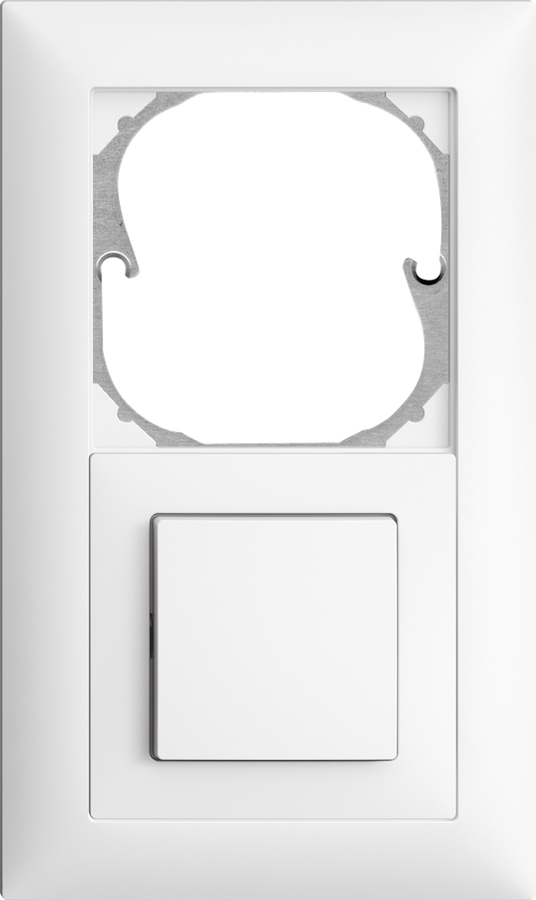 UP-Kombination Edue 2x1, leerplatz + Taster AR ws