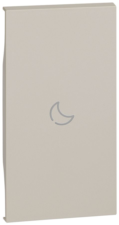 Cache de touche Living Now pour touches MyHOME 2 modules avec symbole nuit sand