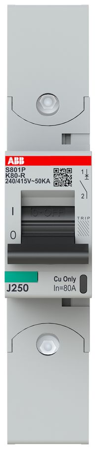 Leitungsschutzschalter ABB S801P-K80-R 1P 230V K-80A 50kA 1.5TE