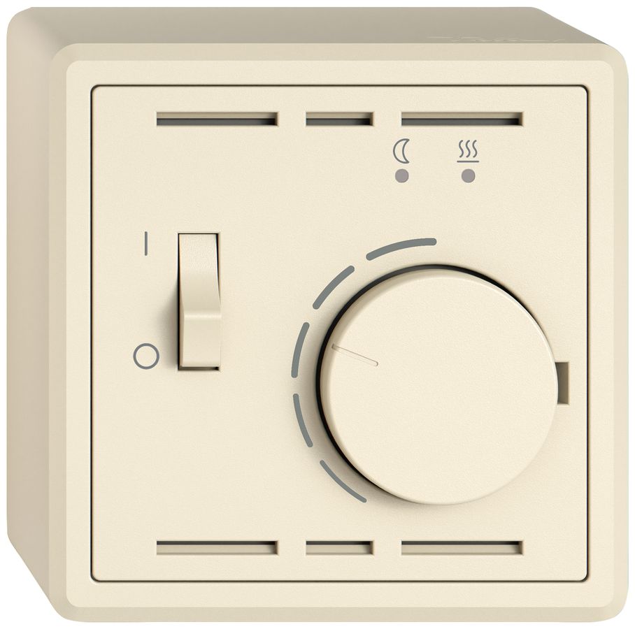 Termostato ambiente AP EDIZIO.liv SNAPFIX® limit.temp.p.riscaldamenti pav.cr