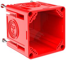 Einlasskasten CRALLO-LEU 78×78×73mm 1×1 Halogenfrei rot