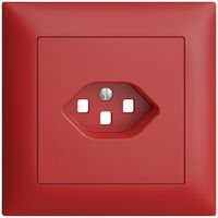 Kit frontal ENC EDIZIOdue berry 88×88mm 1×T23