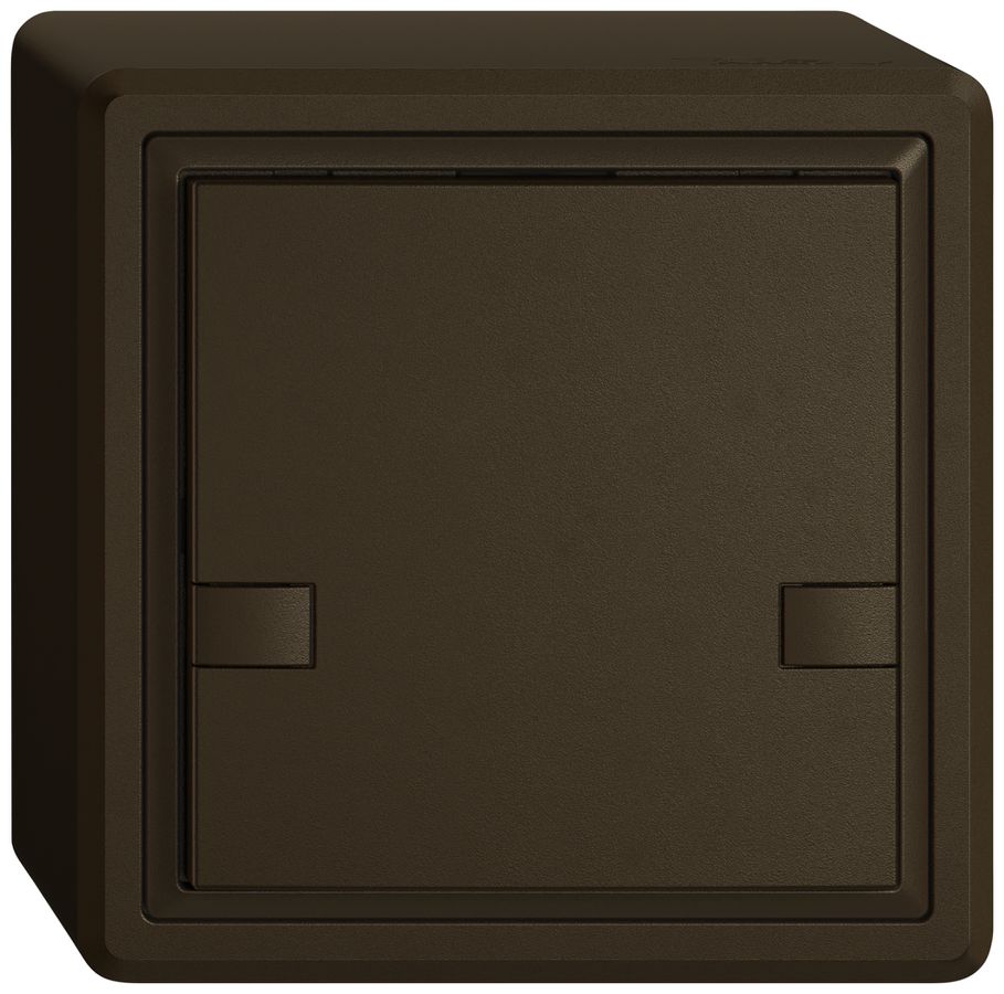 AP-Universaltaster EDIZIO.liv UNI SNAPFIX® o.LED 1× 2-Tbed.br