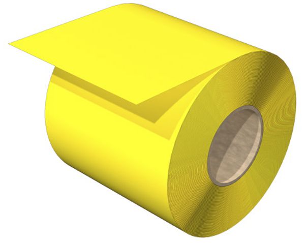 Étiquette Weidmüller THM PV EL 90 GE 30M continue auto-adhésive jaune
