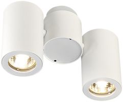 Decken-/Wandleuchte SLV ENOLA_B SPOT, 2×GU10 50W IP20 weiss