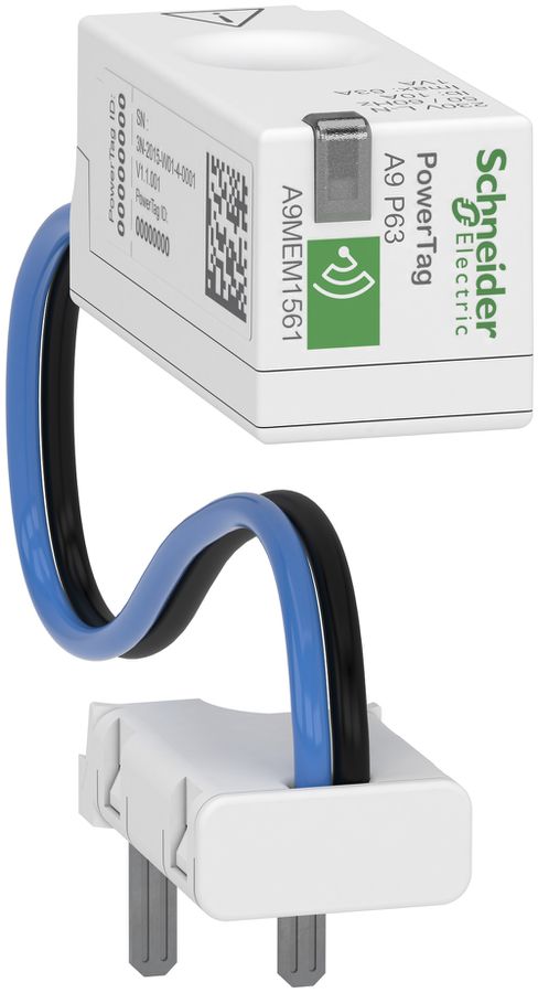 Energiesensor Schneider Electric PowerTag P drahtlos 1PN oben max.63A