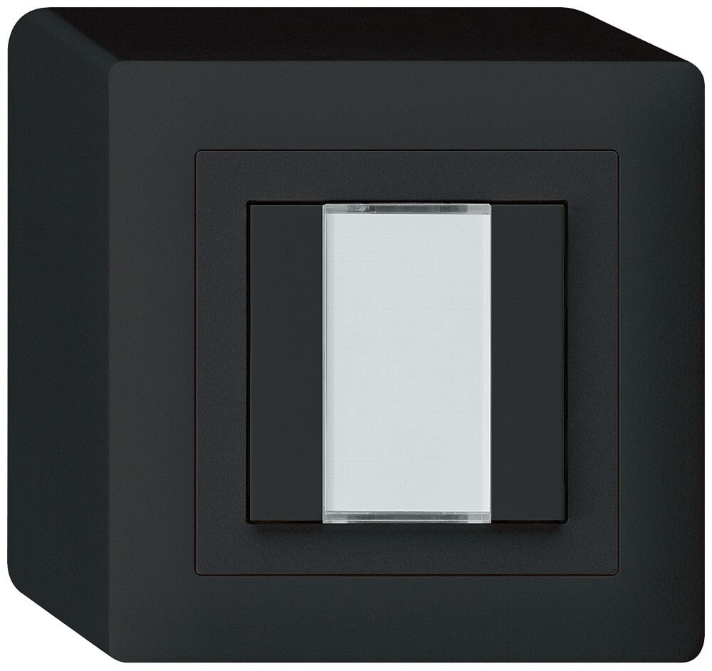 AP-Taster kallysto KNX 2×schwarz s/e-link